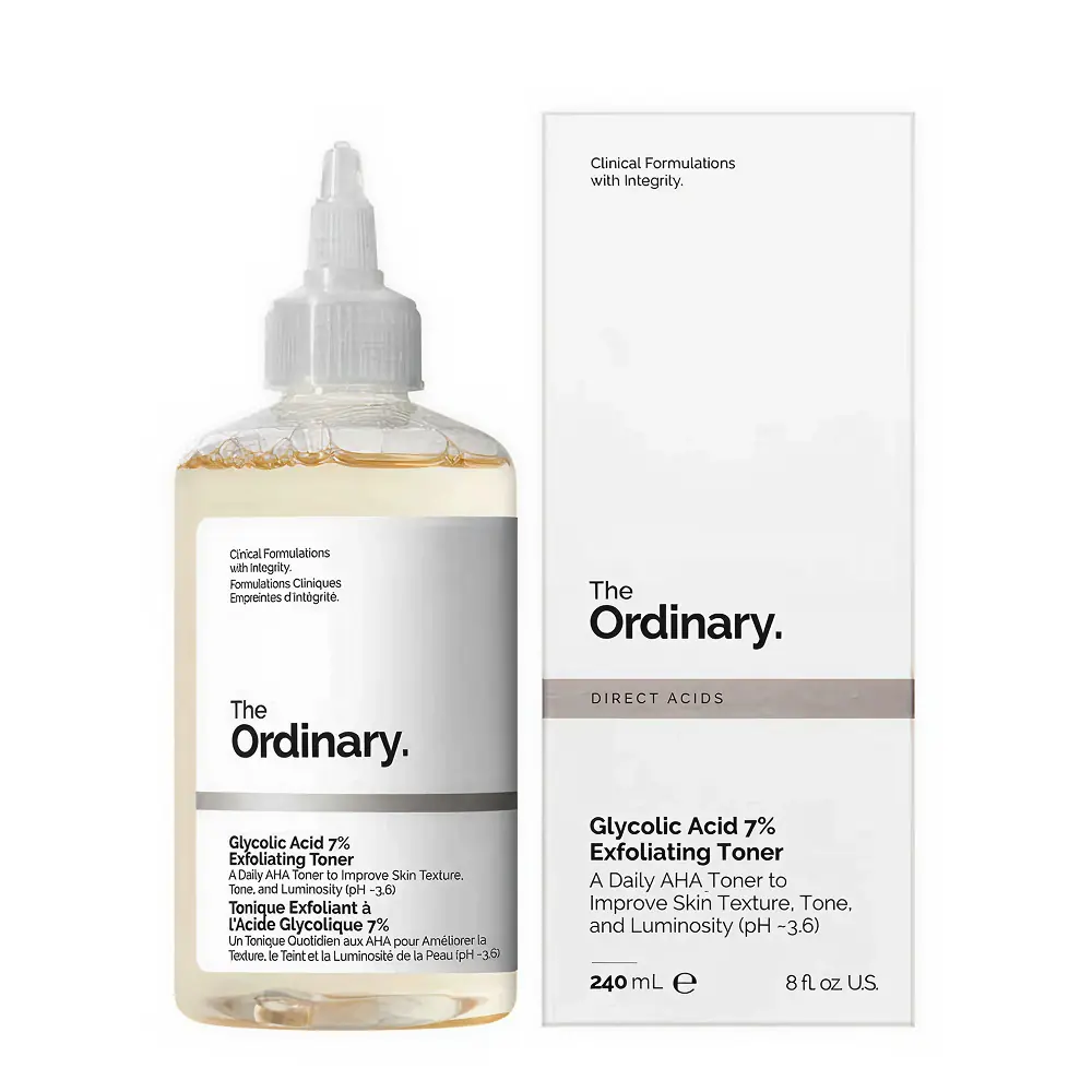 The Ordinary Glycolic Acid 7% Aydınlatmaya ve Pürüzsüzleştirmeye Yardımcı Tonik 240 ml