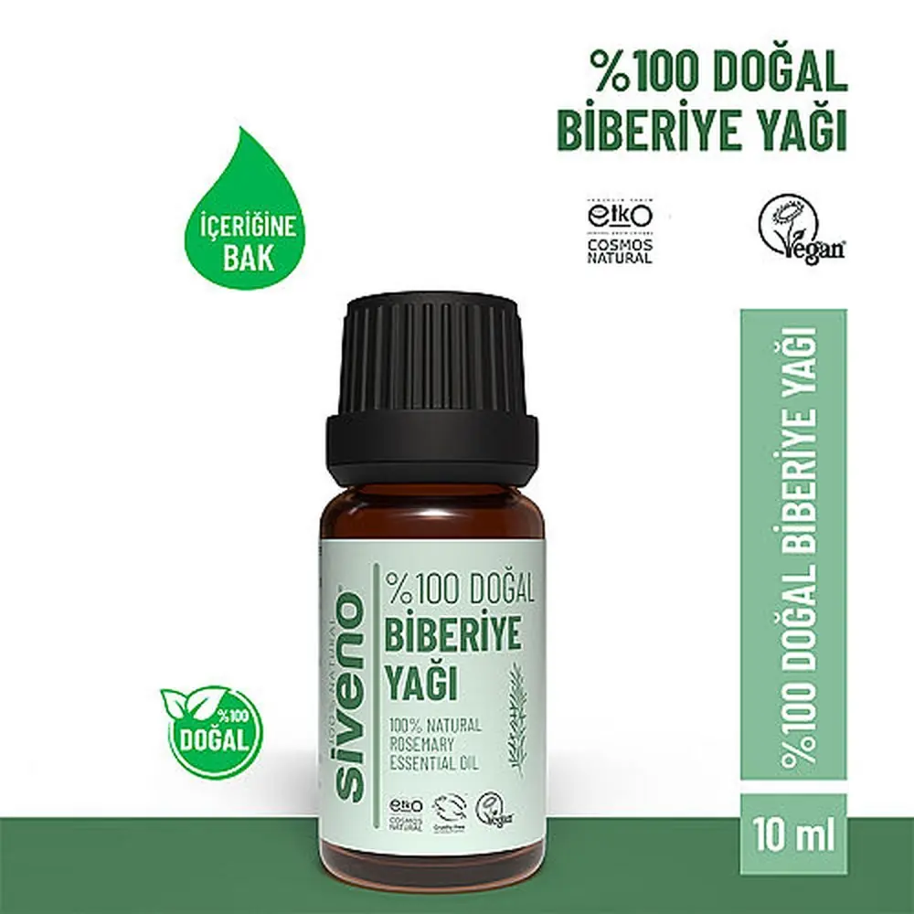 Siveno %100 Doğal Biberiye Uçucu Yağı 10 ml