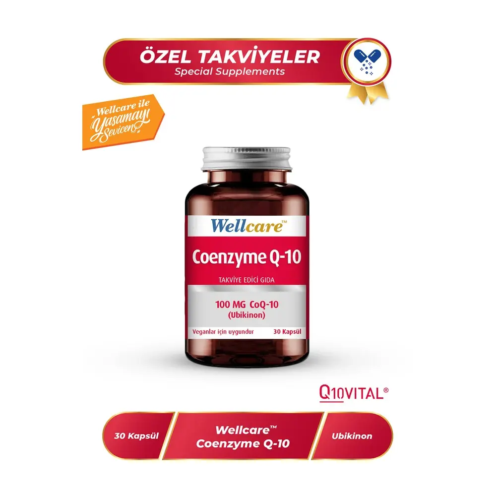 Wellcare Koenzim Q10 100 mg 30 Kapsül