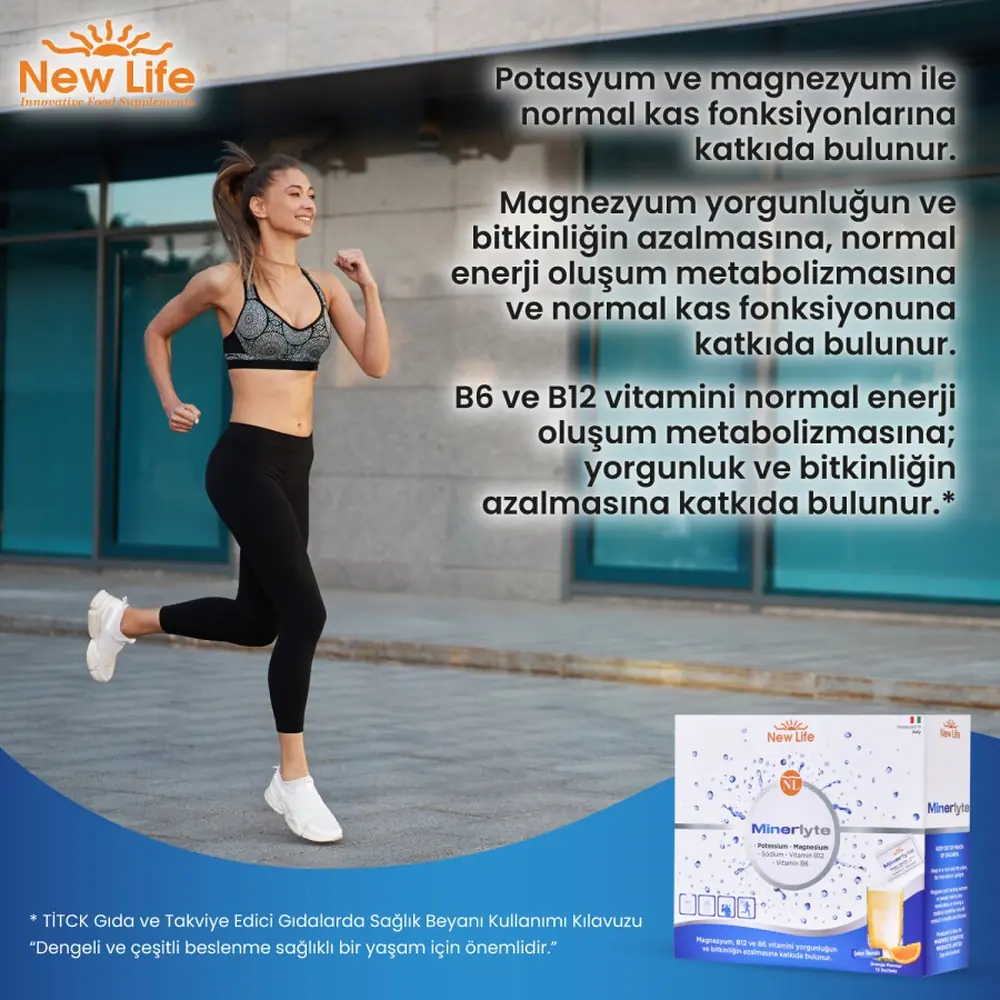 New Life Minerlyte Magnezyum 12 Şase