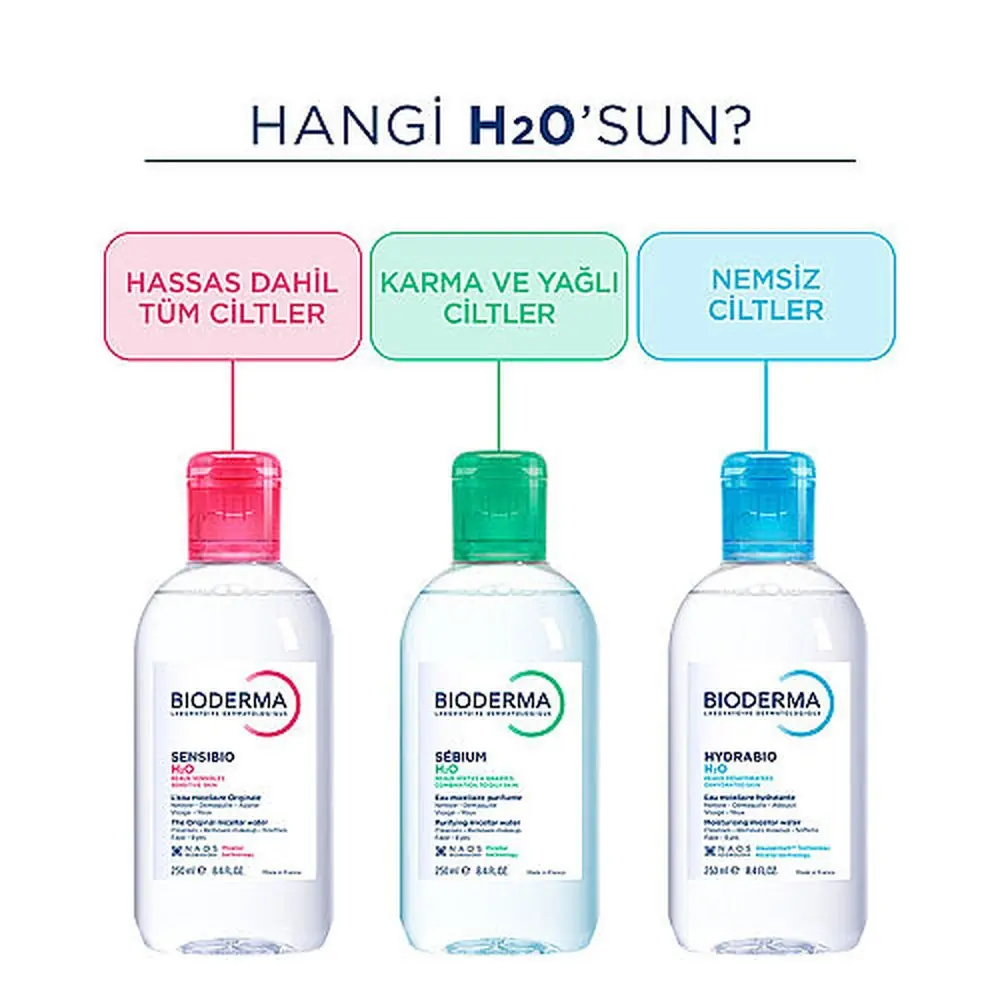 Bioderma Sebium H2O Misel Su 250 ml