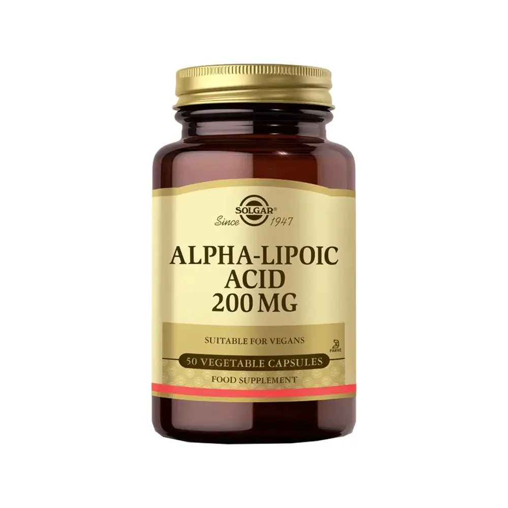 Solgar Alpha Lipoic Acid 200 mg 50 Kapsül