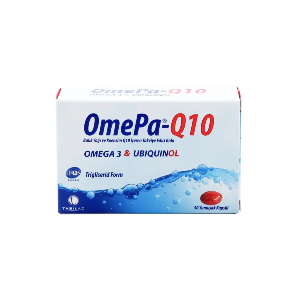 Omepa-Q10 Omega 3 Ubiquinol Balık Yağı 30 Kapsül
