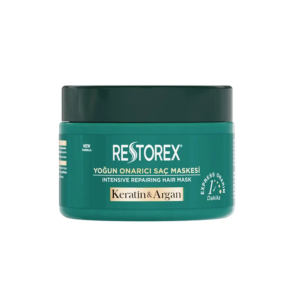 Restorex Keratin ve Argan Yoğun Onarıcı Saç Maskesi 300 ml