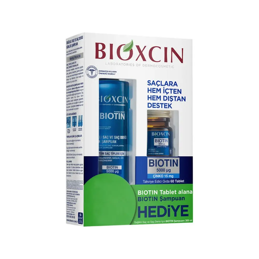 Bioxcin Biotin Tablet 5000 Mg Biotin Şampuan  300 ml