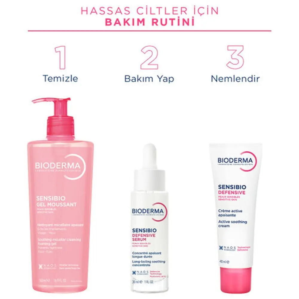 Bioderma Sensibio Foaming Gel Temizleme Jeli 500 ml