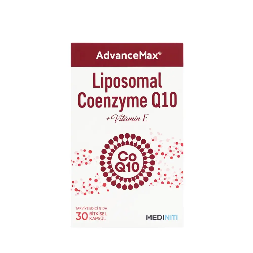 Mediniti AdvanceMax Lipozomal Koenzim Q10 30 Bitkisel Kapsül