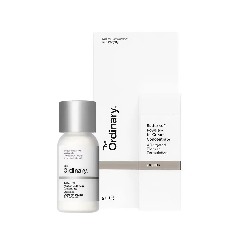 The Ordinary Sulfur 10% Powder to Cream Concentrate Sivilce Görünümü Karşıtı Konsantre Toz 5 g