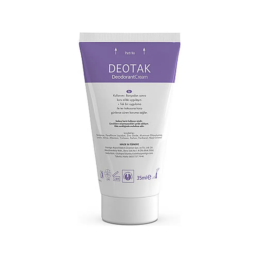 Deotak Deodorant Soft Krem Hassas Cilt 35 ml