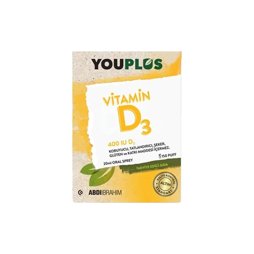 Youplus 400 IU Vitamin D3 20 ml Sprey - 8699514590224