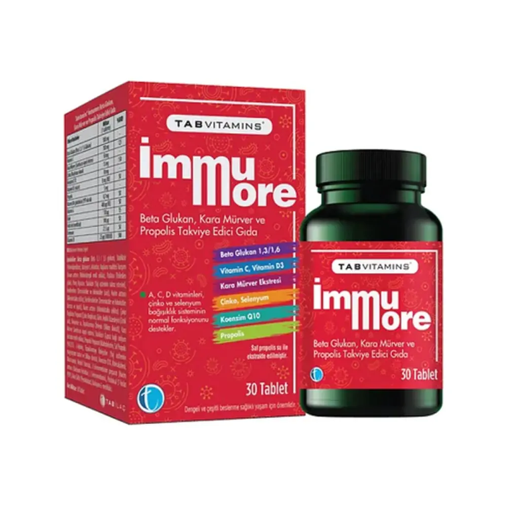 Tab İlaç TabVitamins Immumore 30 Tablet