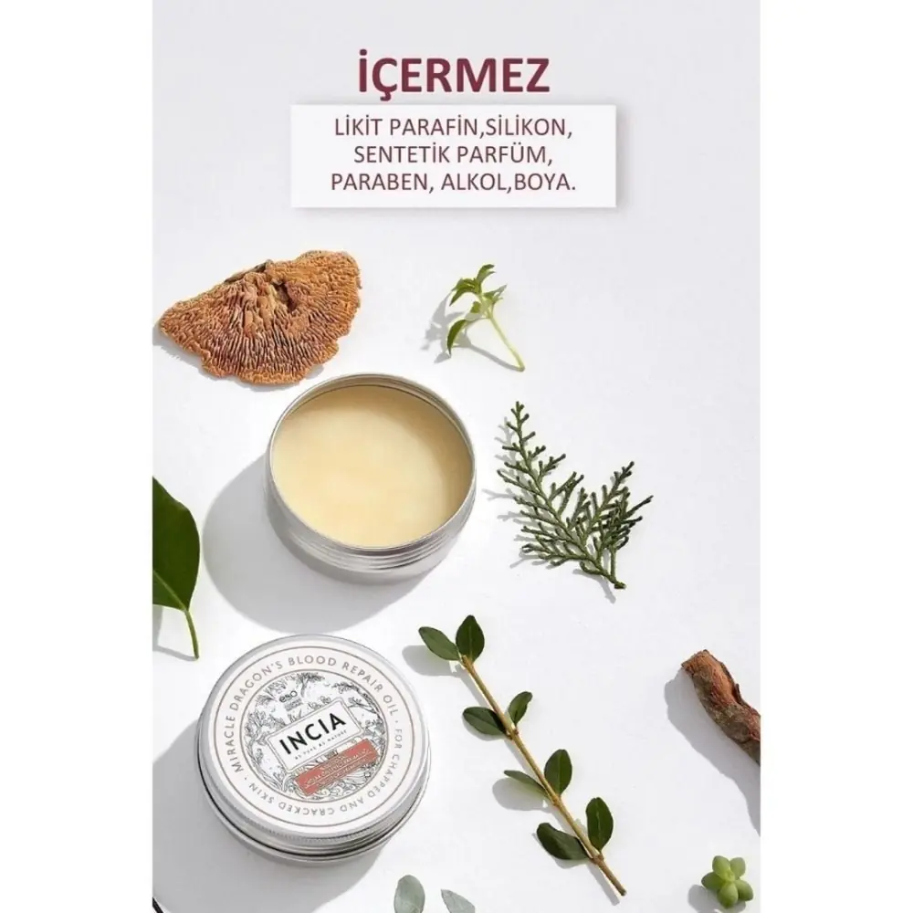 INCIA %100 Doğal Çatlak Karşıtı Onarıcı Yağ 50 ml