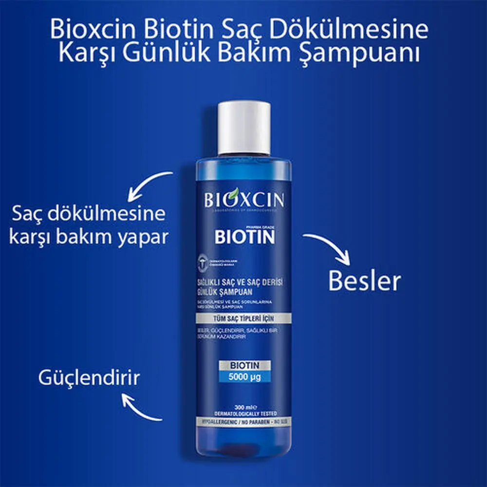 Bioxcin Biotin Tablet 5000 Mg Biotin Şampuan  300 ml