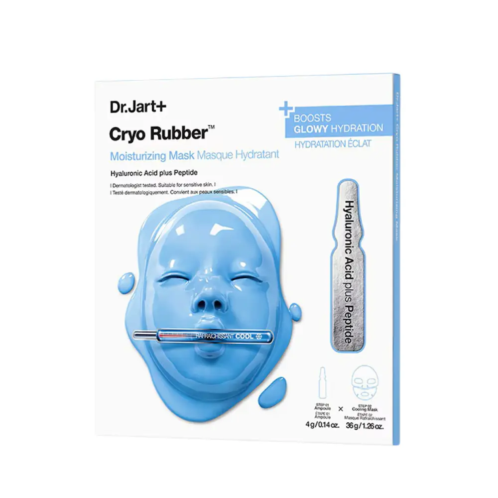 Dr. Jart+ Cryo Rubber Hyaluronik Asit ve Peptit İçerikli Nemlendirici Etkili Yüz Maskesi 36+4 g