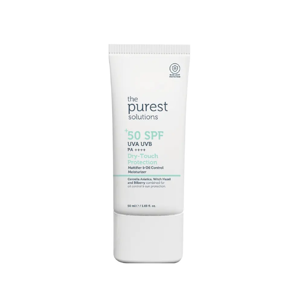 The Purest Solutions Yağlı Ciltler İçin Mat Bitişli SPF 50+ Güneş Kremi 50 ml