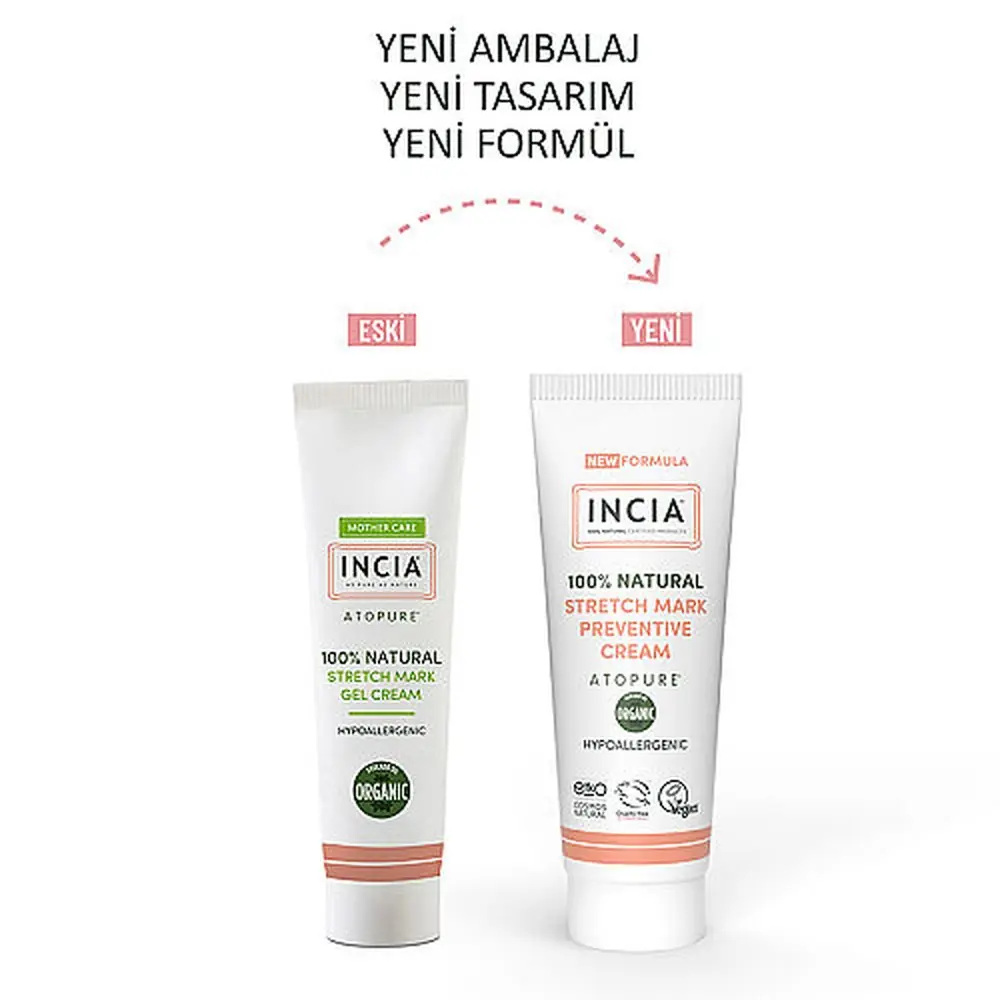 INCIA Doğal Karın Çatlak Kremi 75 ml