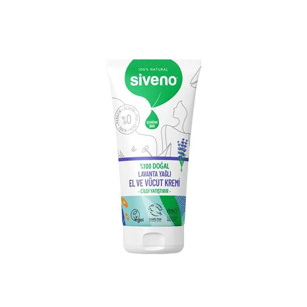 Siveno Lavanta Yağlı El ve Vücut Kremi 50 ml