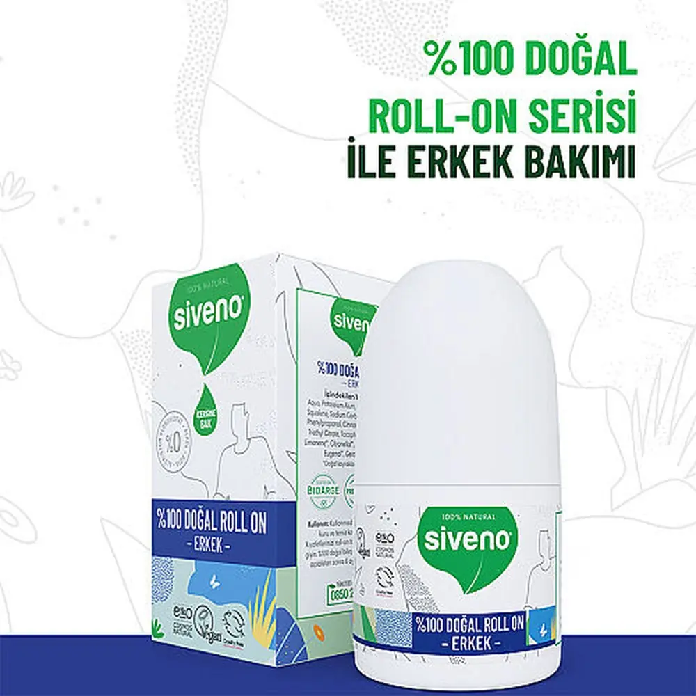 Siveno Roll-On Erkek 50 ml