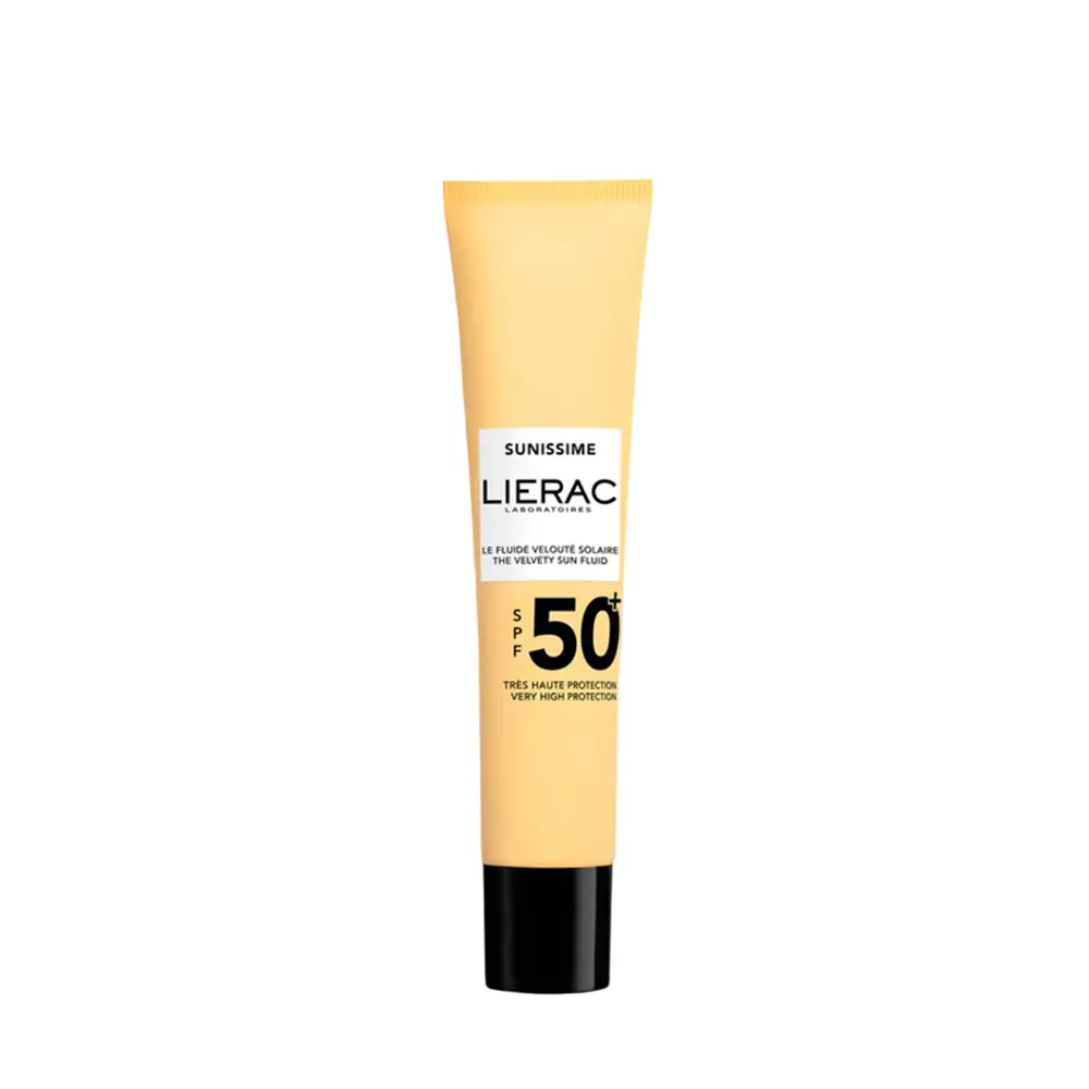 Lierac Sunissime Velvety Sun Fluid SPF50 Yüz Dekolte Bölgesi Yaşlanma Karşıtı Güneş Kremi 40 ml