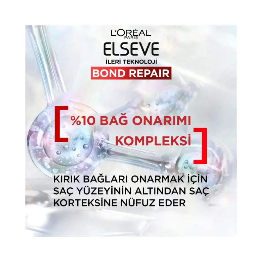 Elseve Bond Repair Tüm Yıpranmalar İçin Saç Bağlarını Onarıcı Bakım Kremi 150 ml