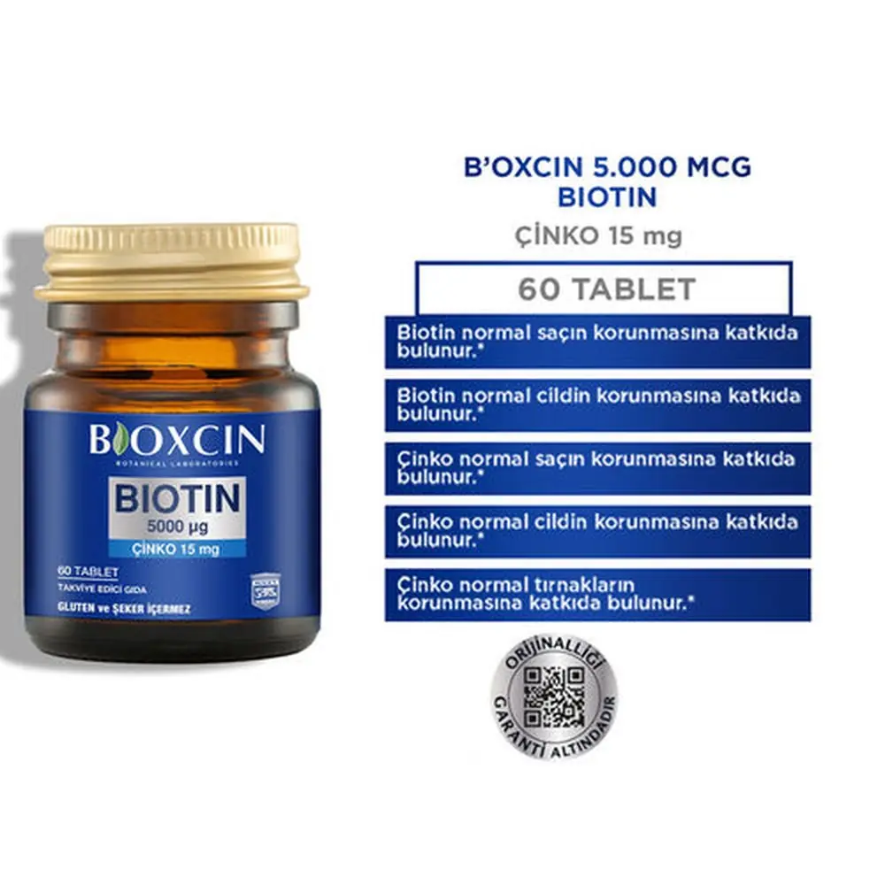 Bioxcin Biotin Tablet 5000 Mg Biotin Şampuan  300 ml