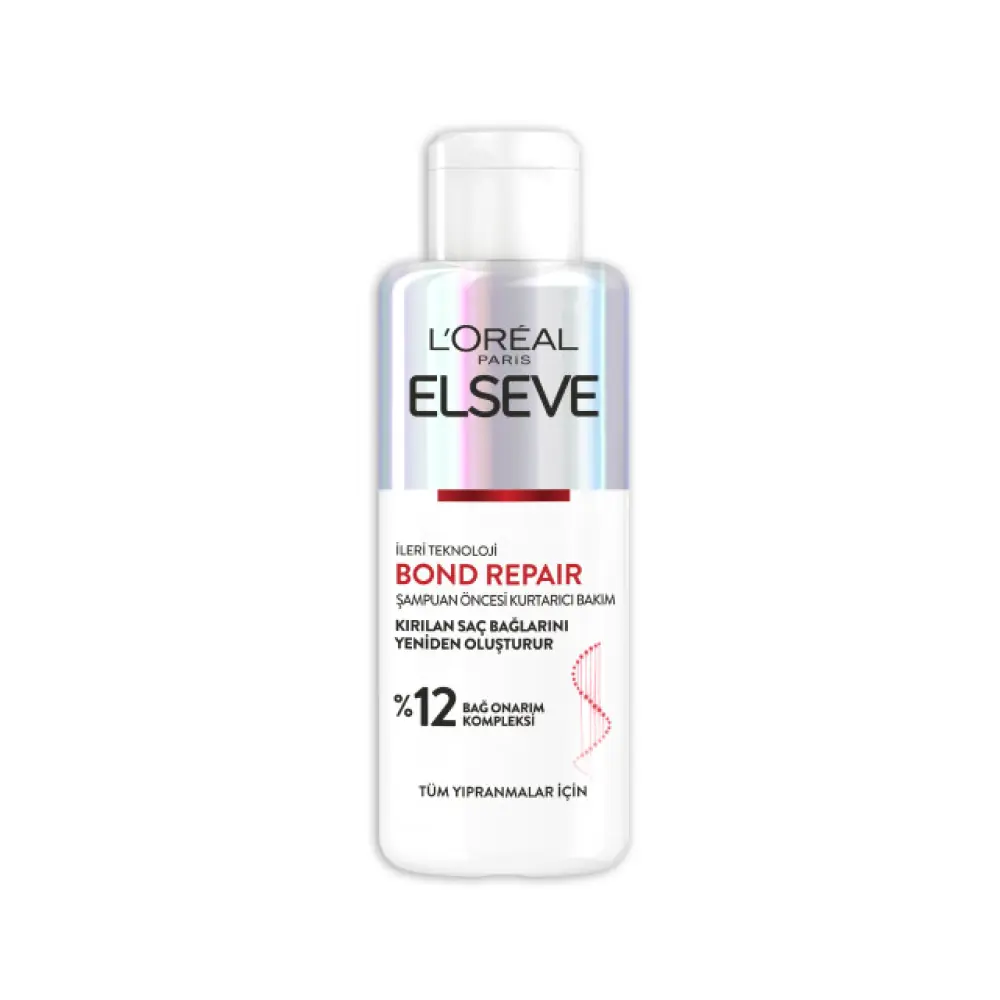Elseve Bond Repair Tüm Yıpranmalar için Saç Bağlarını Yeniden Oluşturan Şampuan Öncesi Kurtarıcı Bakım 200 ml