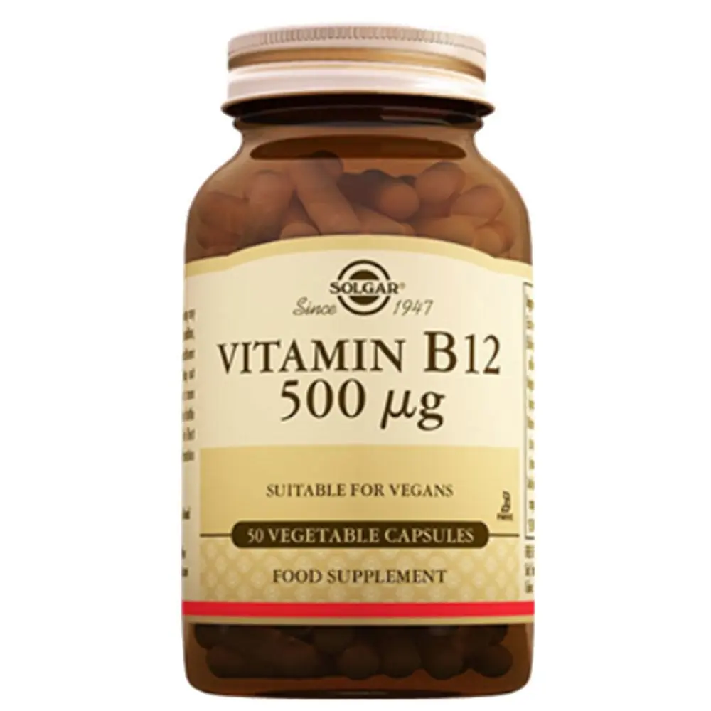 Solgar Vitamin B 12 500 mg 50 Kapsül