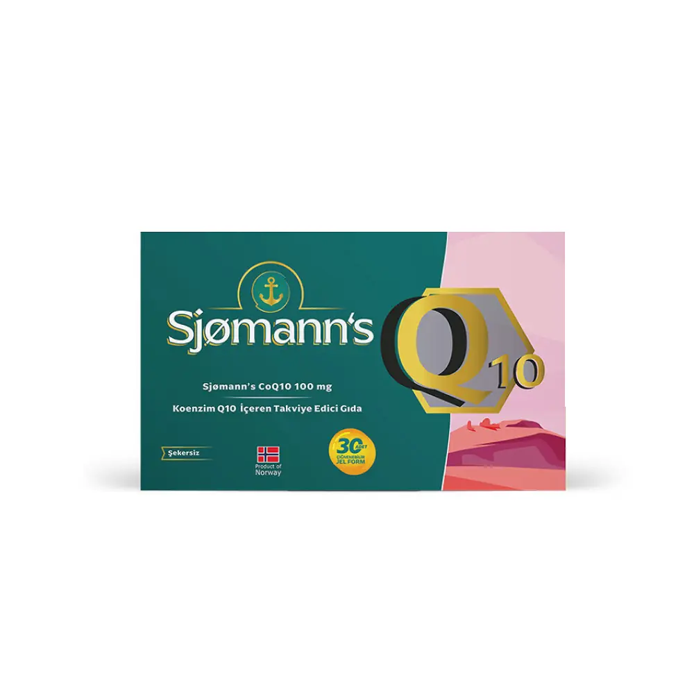 Sjomann’s CoQ10 100 mg Çiğnenebilir Jel Form 30 Adet