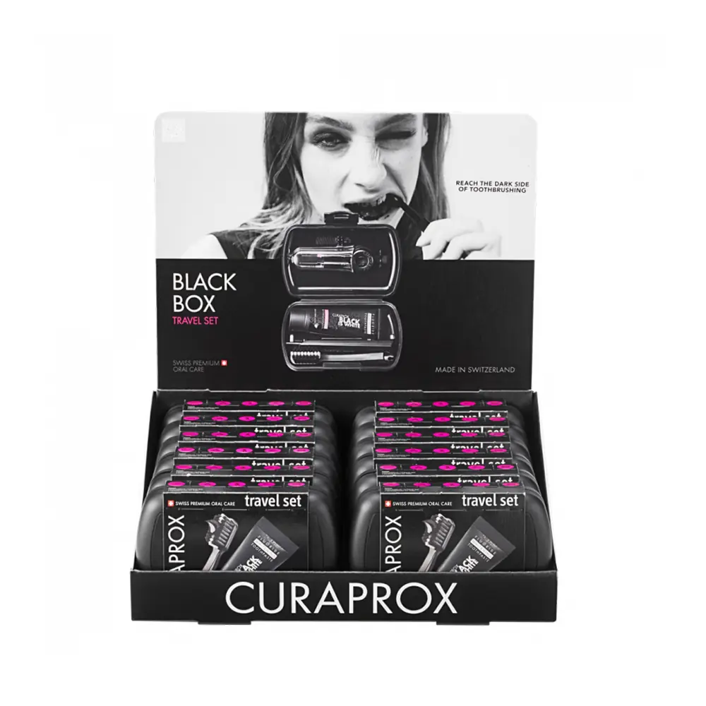Curaprox Black is White Travel Set 12 li Paket