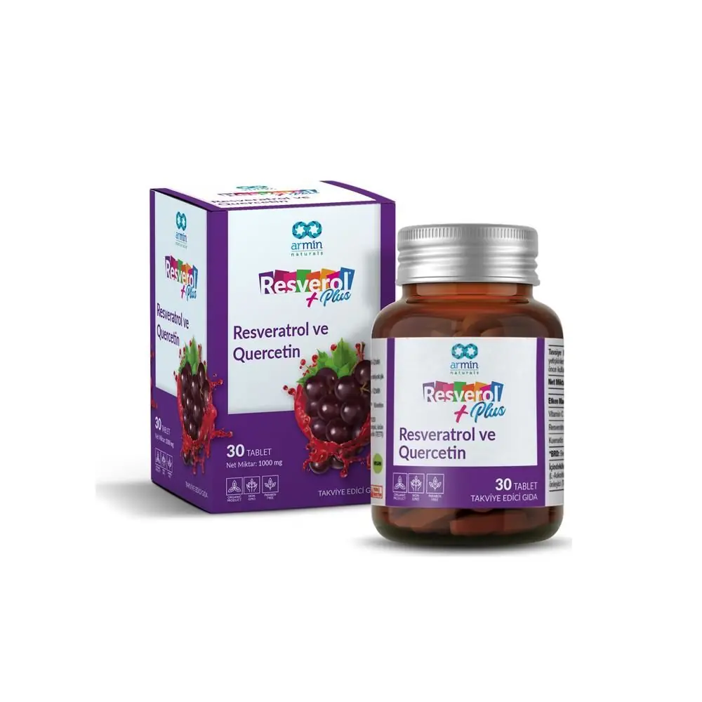 Resverol Resveratrol ve Quercetin 30 Tablet
