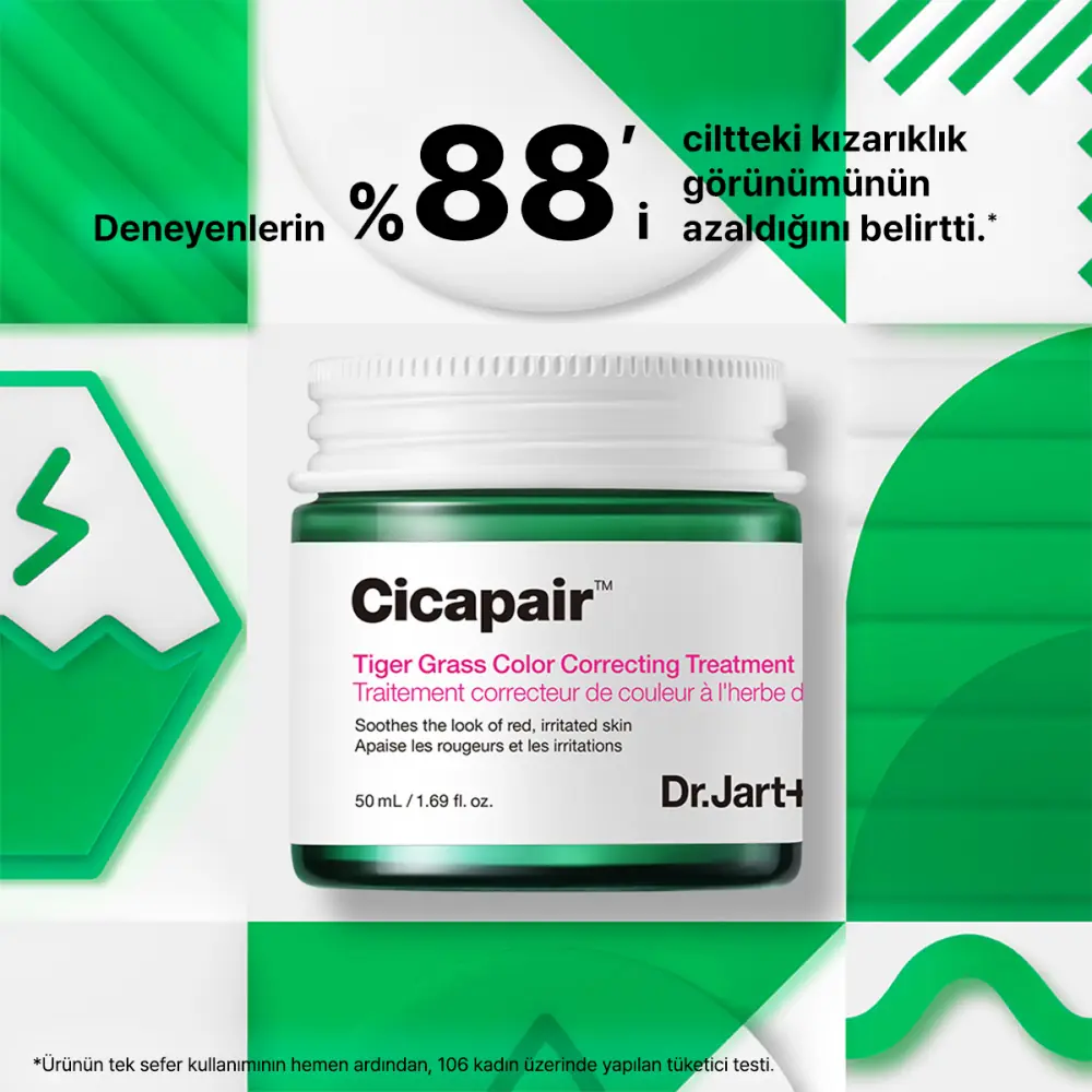 Dr. Jart+ Cicapair Tiger Grass Color Correcting Treatment Cilt Tonu Eşitleyici Krem 50 ml