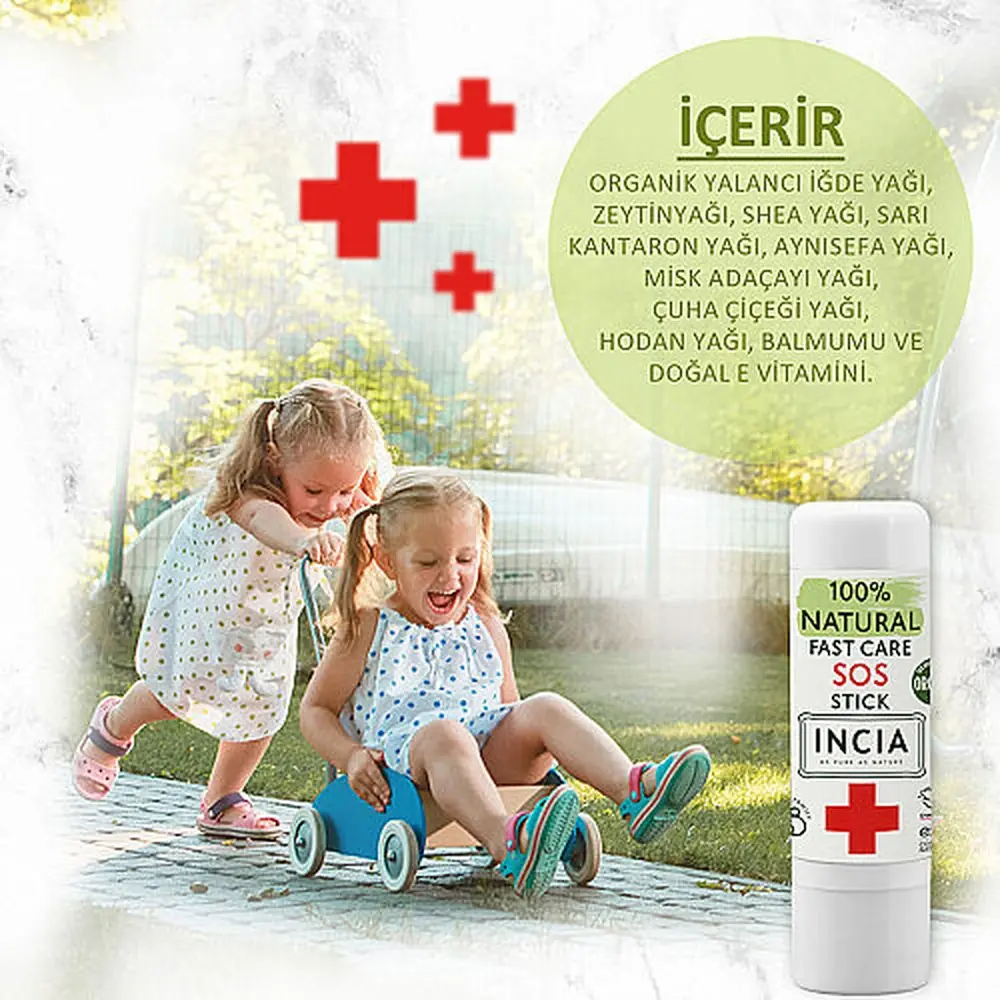 Incıa SOS Stick %100 Doğal Anlık Yatıştırıcı Stick 6 g