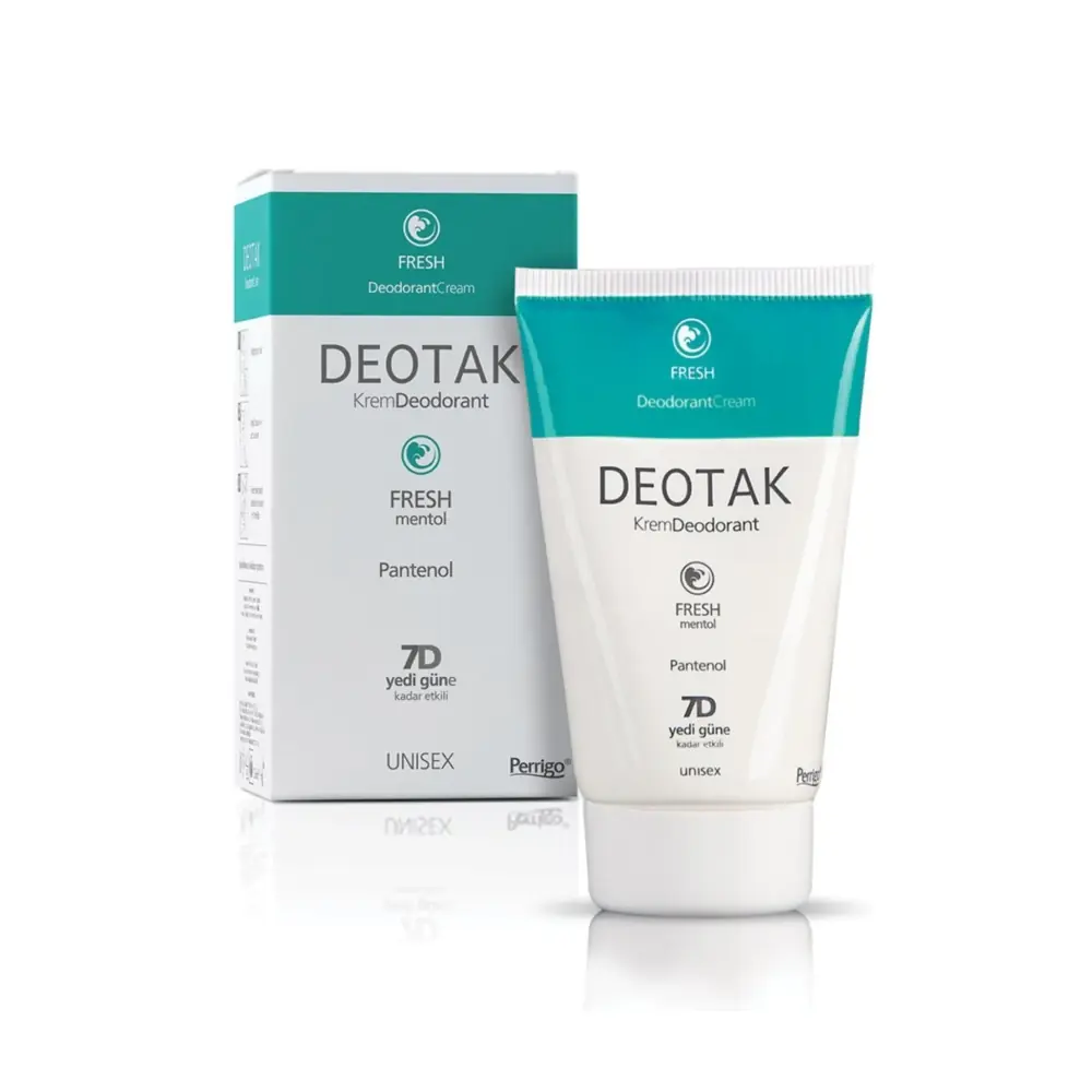 Deotak Deodorant Fresh Krem Mentol 35 ml