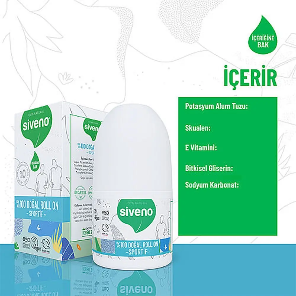 Siveno Roll On Sportive 50 ml