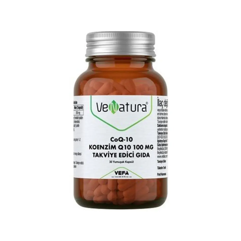 VeNatura Koenzim Q10 100 mg 30 Yumuşak Kapsül