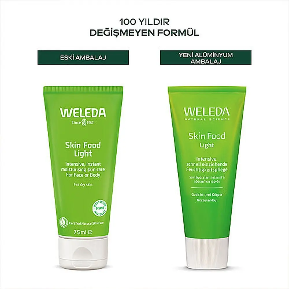 Weleda Skin Food Light Nemlendirici Ve Besleyici Organik Bakım Kremi 75 ml