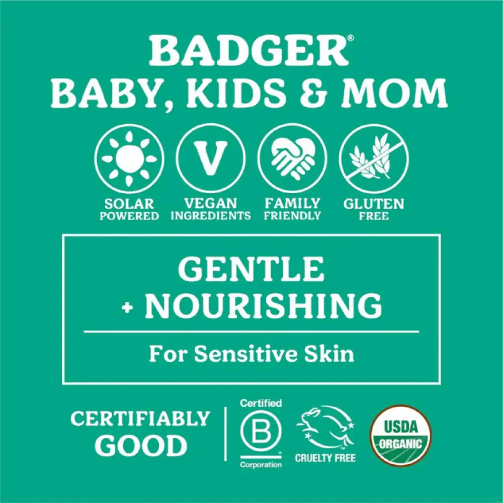 Badger Karın Bölgesi Nemlendirici Yağ Rose and Vanilla Belly Oil 118 ml
