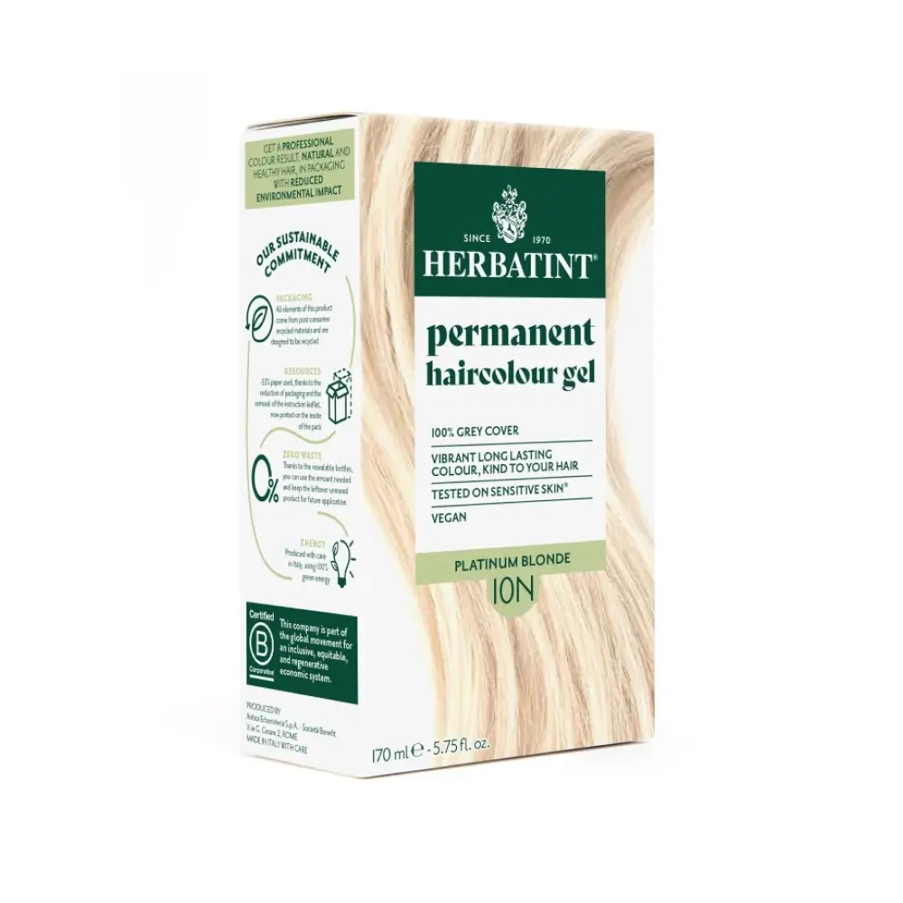 Herbatint Platinum Blonde 10N Platin Sarısı Saç Boyası 170 ml