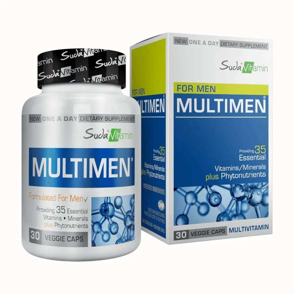Suda Vitamin Multimen Men Multivitamin 30 Bitkisel Kapsül