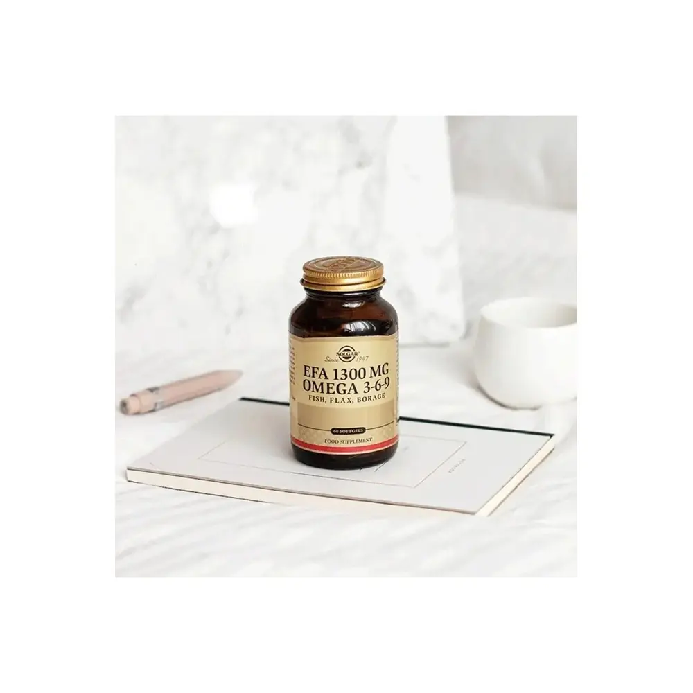 Solgar EFA 1300 mg Omega 3-6-9 60 Yumuşak Jelatinli Kapsül