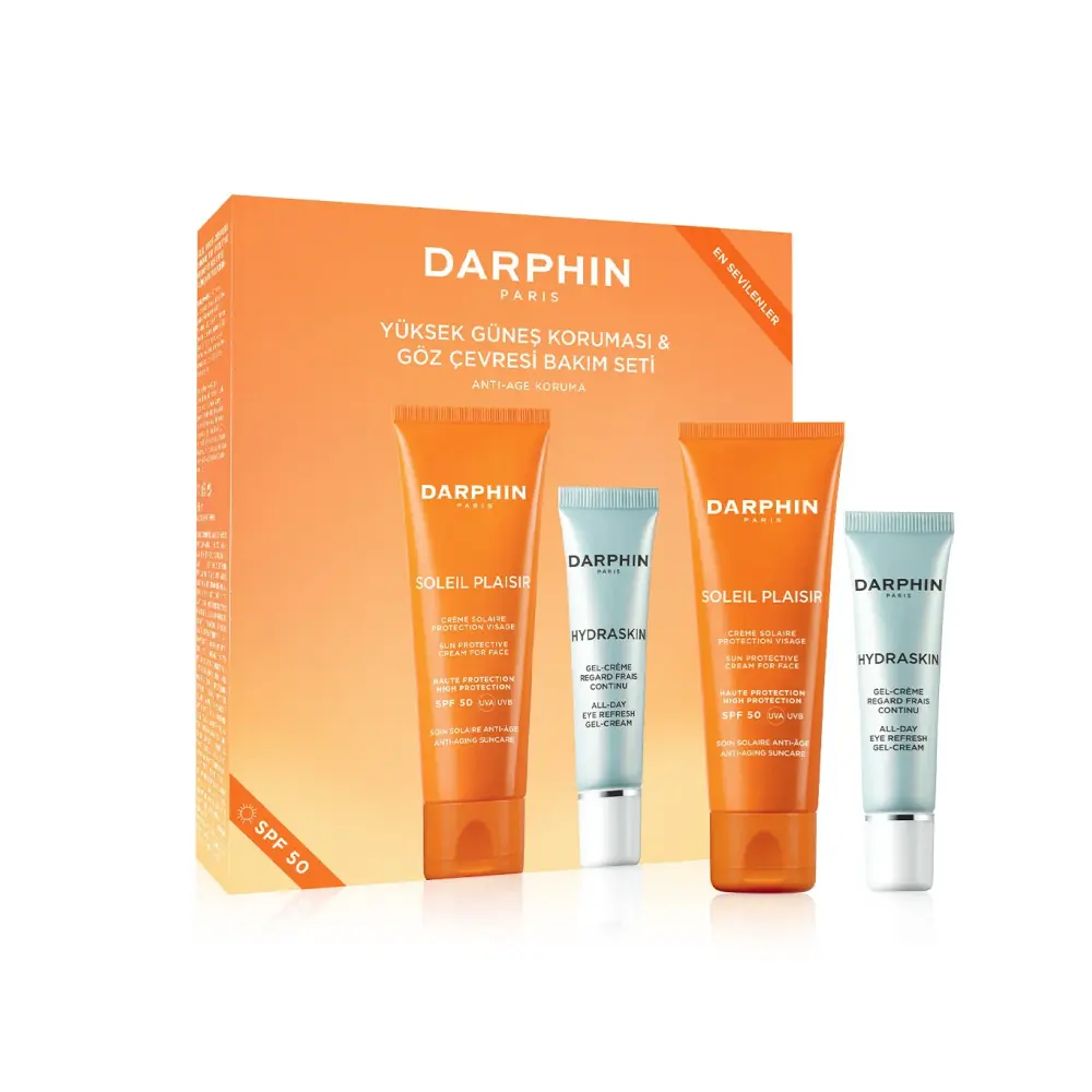 Darphin Soleil Güneş Koruması ve Hydraskin Göz Çevresi Bakım Seti