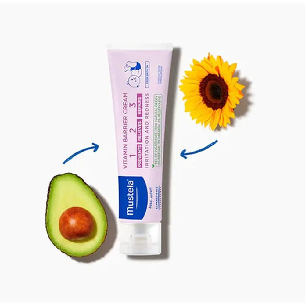 Mustela Vitamin Barrier Cream 1.2.3 Pişik Kremi 100 ml