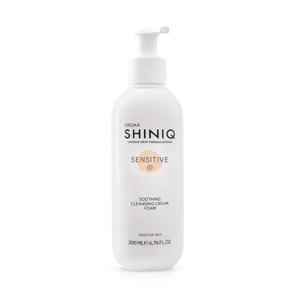Shiniq Sensitive Hassas Ciltler için Temizleyici Krem Köpük