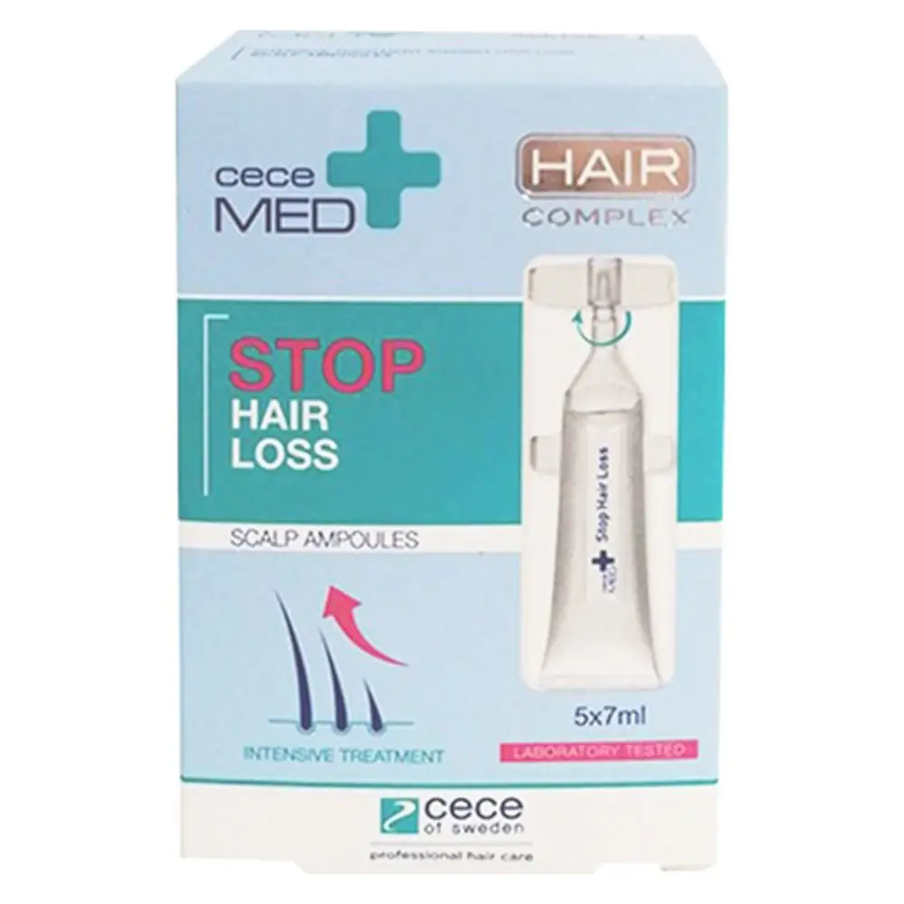 Cecemed Stop Hair Loss Scalp Ampoules Dökülme Karşıtı Saç Bakım Ampulü 5 x 7 ml