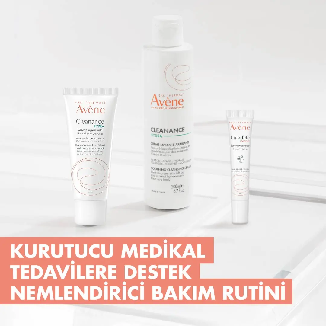 Avene Cleanance Hydra Nemlendirici Krem Yıpranmış ve Kurumuş Ciltler için Yoğun Bakım Etkili Krem 40 ml