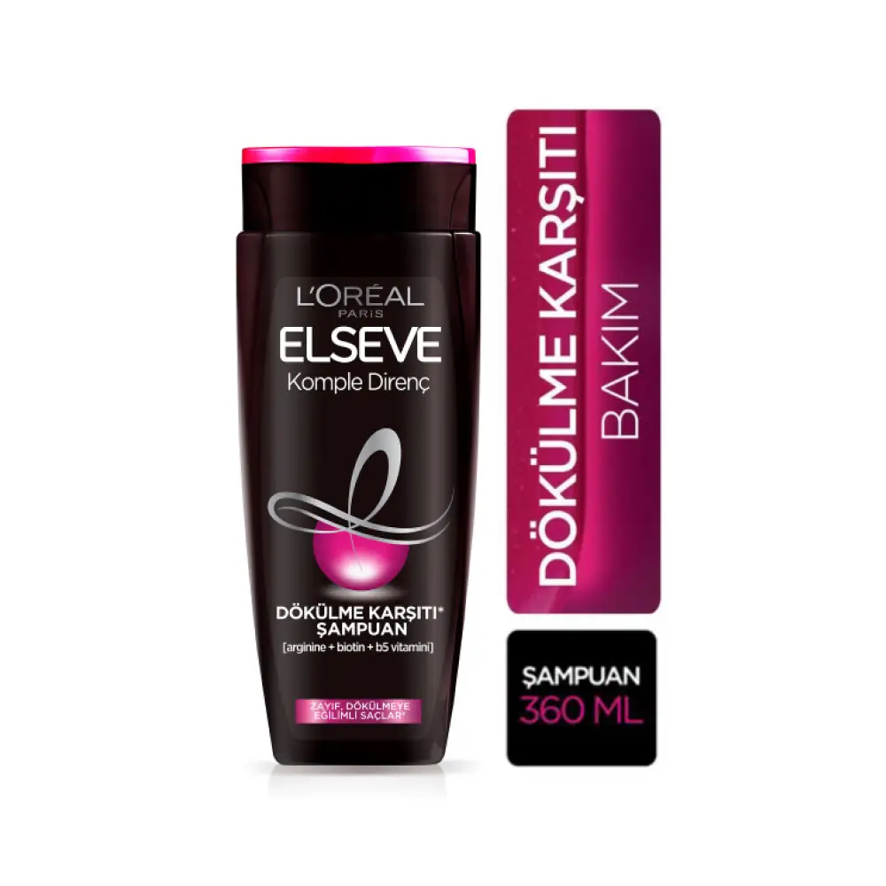 Elseve Komple Direnç Dökülme Karşıtı Şampuan 360 ml