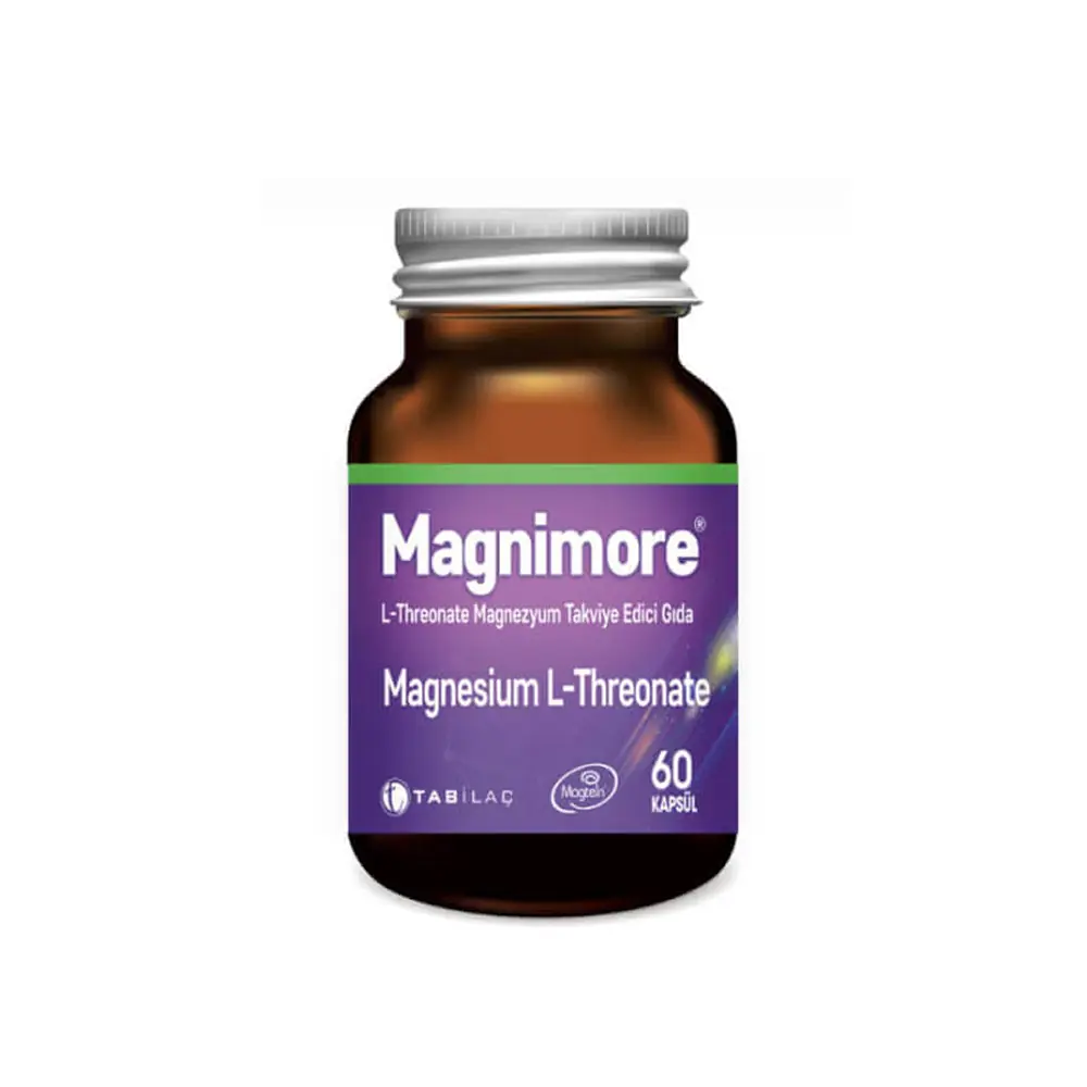 Tab İlaç Magnimore Magnesium L-Threonate 60 Kapsül