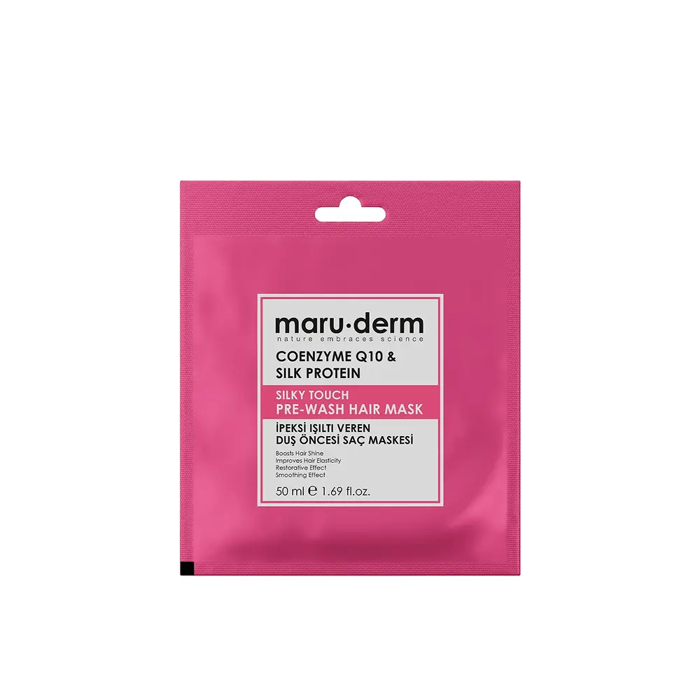 Maruderm Coenzyme Q10 ve Protein İçeren İpeksi Dokunuş Saç Maskesi 50 ml