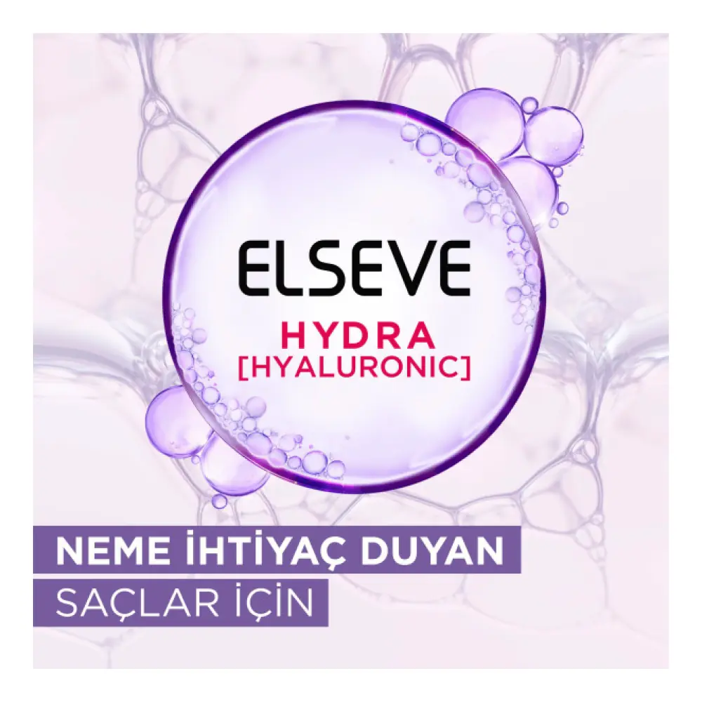 Elseve Hydra Hyaluronic Nemi Hapseden Saç Bakım Kremi 390 ml