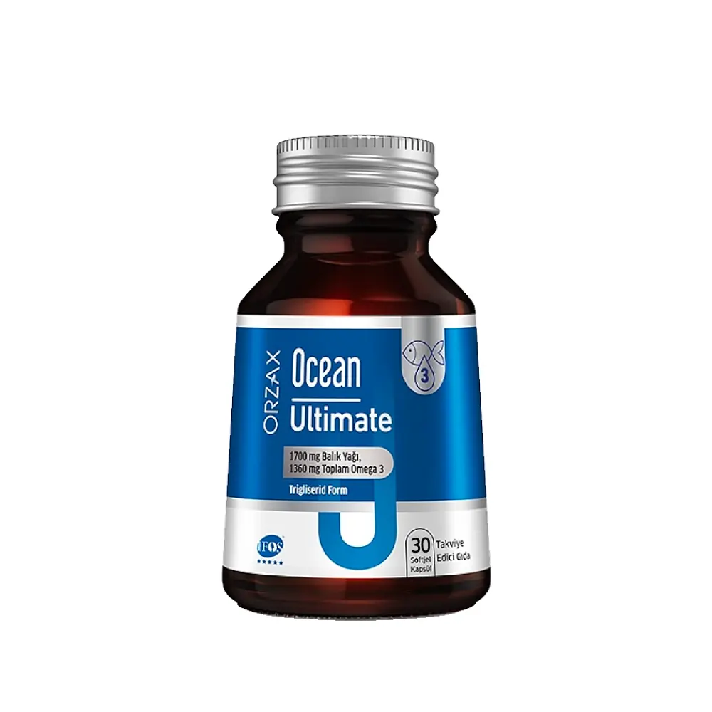 Orzax Ocean Ultimate Balık Yağı 1700 mg 30 Softjel Kapsül